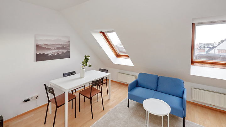 2 room attic apartment in Wien - 18. Bezirk - Währing, furnished